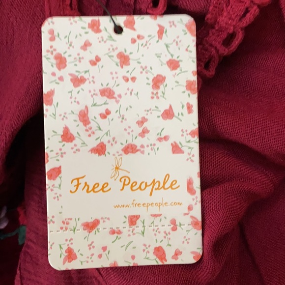 Free People embroidered Midi dress M - Picture 10 of 13